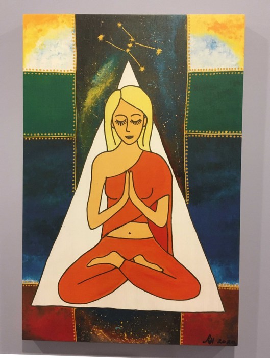 Духовная картина Женщина Будда